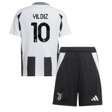 Juventus Kenan Yildiz #10 Hemmaställ Barn 2024-25 Korta ärmar (+ Korta byxor)